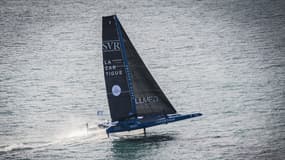 Le trimaran SVR-Lazartigue de Tom Laperche 