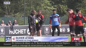 Olivier Létang, président de Rennes : "Wahbi Khazri souhaitait rester... La décision de son départ était la nôtre"