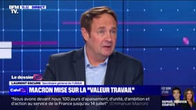 Laurent Escure (Unsa) on the meeting between Emmanuel Macron and employers at the Élysée: "This meeting is a staging"