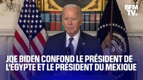 Juste après avoir réfuté des "problèmes de mémoire", Joe Biden s'emmêle à nouveau les pinceaux