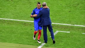 Didier Deschamps et Dimitri Payet à l'Euro 2016.