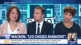 Emmanuel Macron: "Les choses avancent"