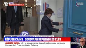 Annie Genevard rouvre les portes du siège de LR après sa fermeture ce midi exigée par Éric Ciotti