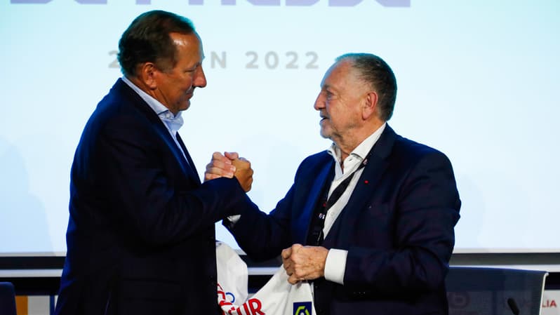 John TEXTOR et Jean-Michel AULAS 