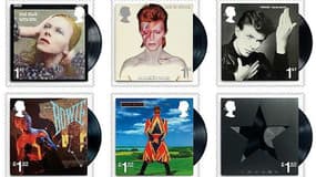 Dix timbres hommages à David Bowie seront mis en vente en mars prochain.