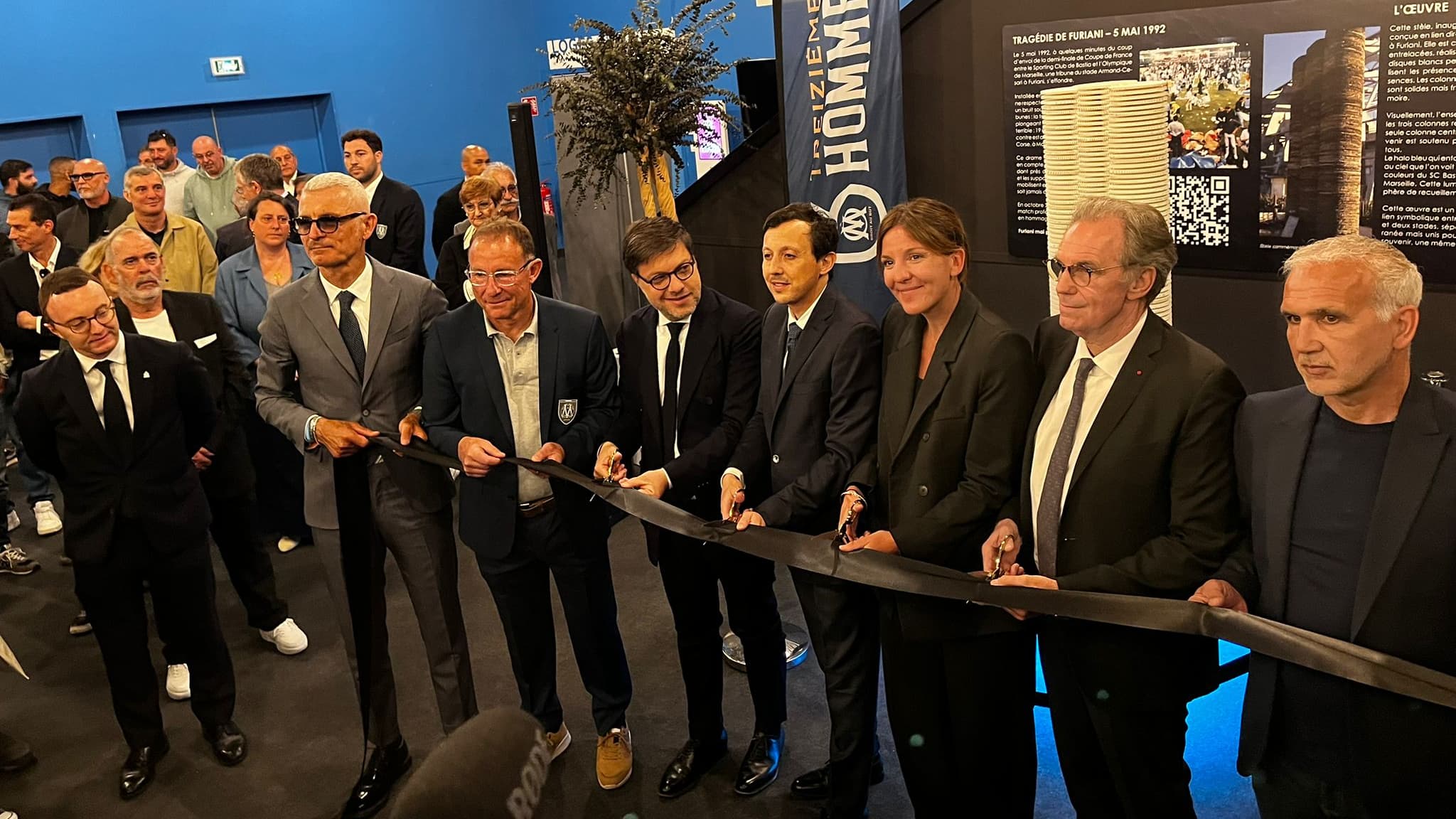 L’OM inaugure un "espace Furiani" au Vélodrome en hommage à la tragédie de 1992 - le 12/05/2025 L’OM inaugure un "espace Furiani" au Vélodrome en hommage à la tragédie de 1992 - le 12/05/2025