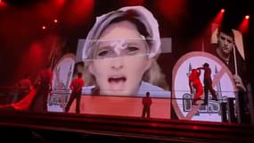 Marine Le Pen apparaît brièvement dans un clip de Madonna avec une croix gammée sur le front.