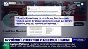 Bas-Rhin: deux députés demandent une plaque pour Gisèle Halimi