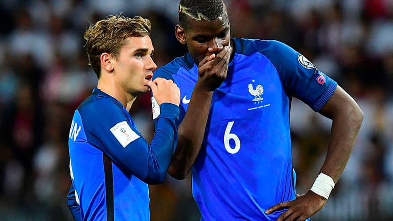 Antoine Griezmann et Paul Pogba