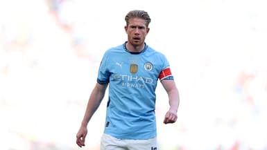 Kevin De Bruyne lors de son dernier match avec Manchester City en finale de FA Cup perdue face à Crystal Palace (0-1), le 17 mai 2025
