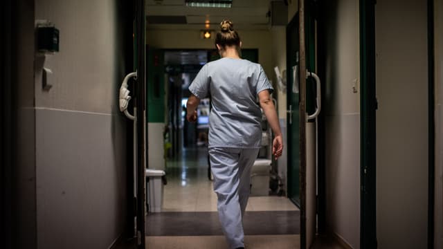 Une infirmière dans un hôpital en novembre 2020.