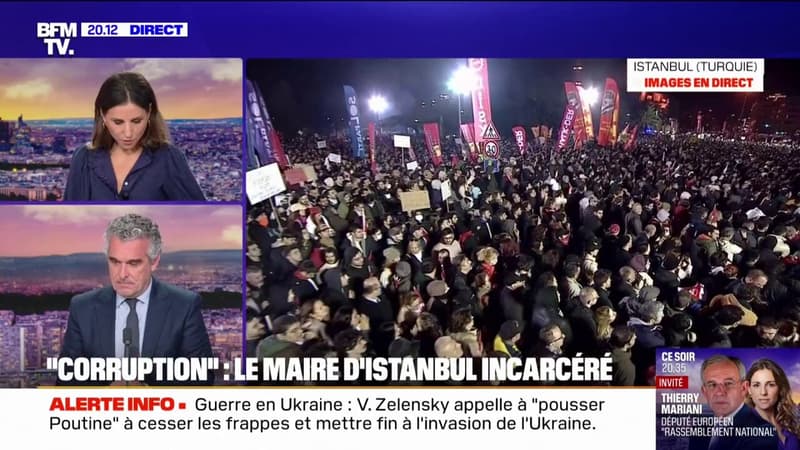 Maire d'Istanbul arrêté: l'élu a été démis de ses fonctions et placé en détention provisoire, le gouvernement demande la suspension de 700 comptes X