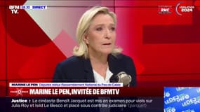 Marine Le Pen: "C'est le grand rêve d'Emmanuel Macron, le parti unique"