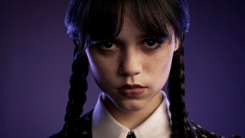 Jenna Ortega est Mercredi Adams dans une nouvelle version de "La Famille Adams" par Tim Burton