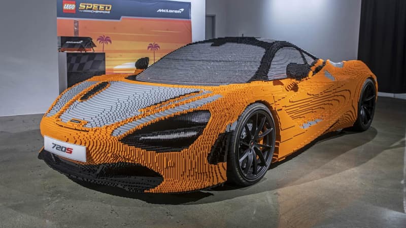 Cette McLaren en Lego est consituée de 280.000 pièces