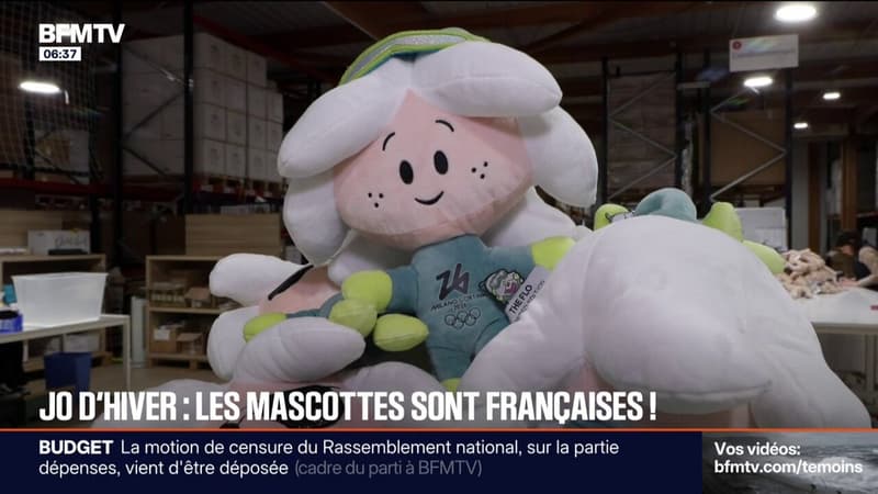 Pour les Jeux olympiques d'hiver, les mascottes sont fabriquées en France