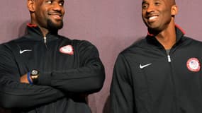 LeBron James et Kobe Bryant