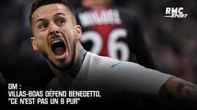 OM : Villas-Boas défend Benedetto, "ce n'est pas un 9 pur"