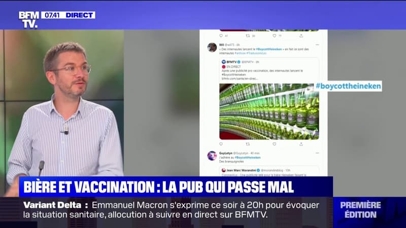 Heineken menacé de boycott pour avoir fait la promotion du vaccin dans une publicité