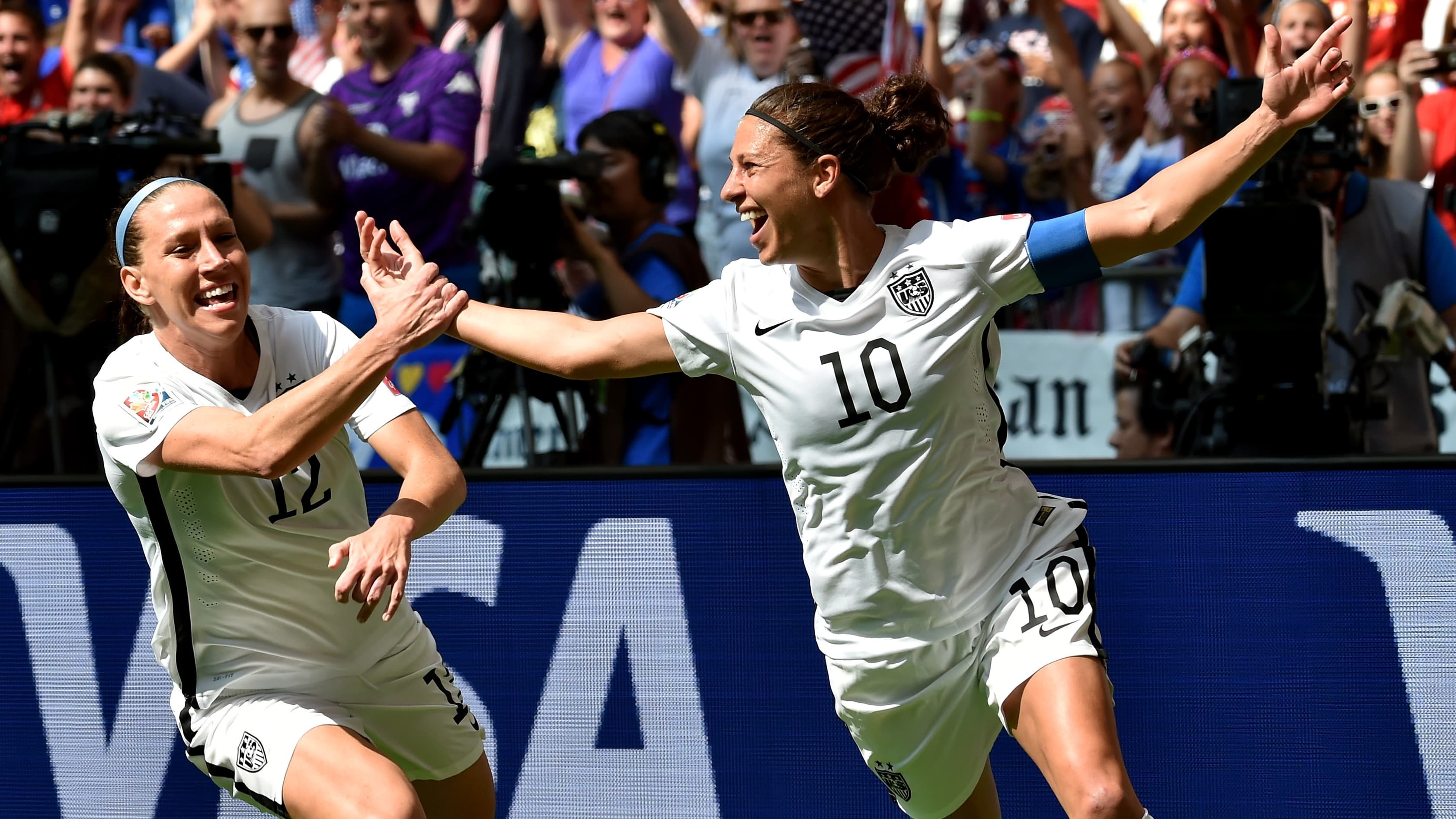 Lauren Holiday et Carli Lloyd Lauren Holiday et Carli Lloyd
