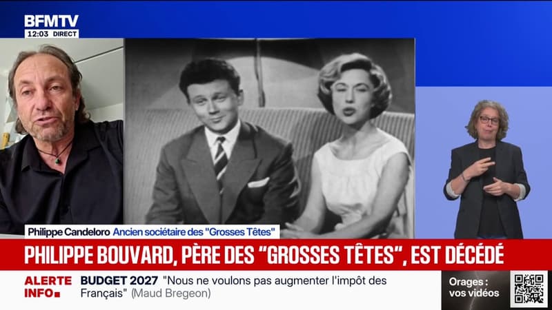 Mort de Philippe Bouvard: "Un grand professeur très exigeant", se remémore Philippe Candeloro