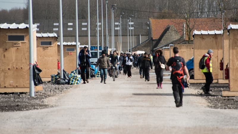 Le camp de Grande-Synthe, le 8 mars 2016.