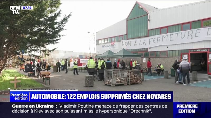 Automobile: les salariés de Novares se mobilisent après l'annonce de 122 suppressions d'emplois