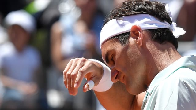 Roger Federer à Rome, le 16 mai 2019