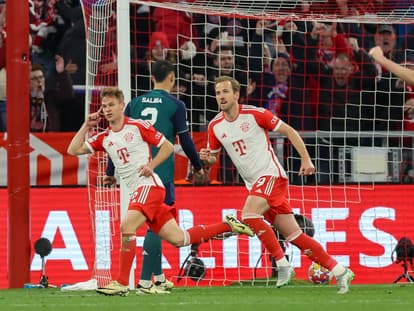 Joshua Kimmich lors de Bayern Munich-Arsenal, le 17 avril 2024