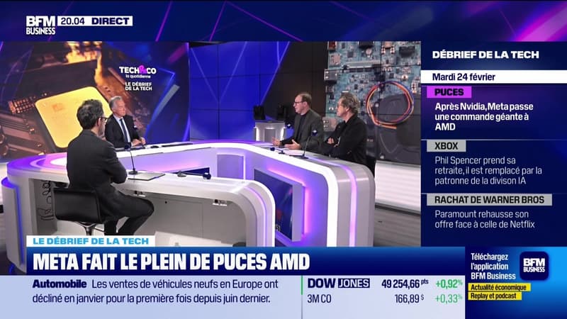 Meta fait le plein de puces AMD - 24/02