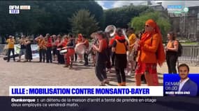 Lille: mobilisation contre Monsanto-Bayer