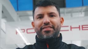Sergio Agüero prépare une course de Formule E avec Porsche, prévue les 4 et 5 mars 2025 à Miami