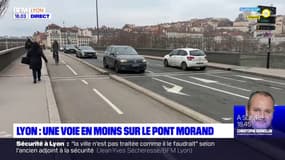 Lyon : Une voie en moins sur le pont Morand