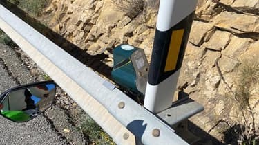 Un radar velolaser dans la région d'Alicante en Espagne