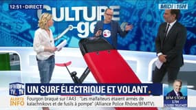 Un surf électronique et volant