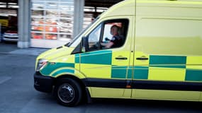 Une ambulance à Liège, en Belgique, le 10 avril 2020. (Photo d'illustration)