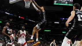 Victor Wembanyama lors de San Antonio-Toronto, le 5 novembre 2023