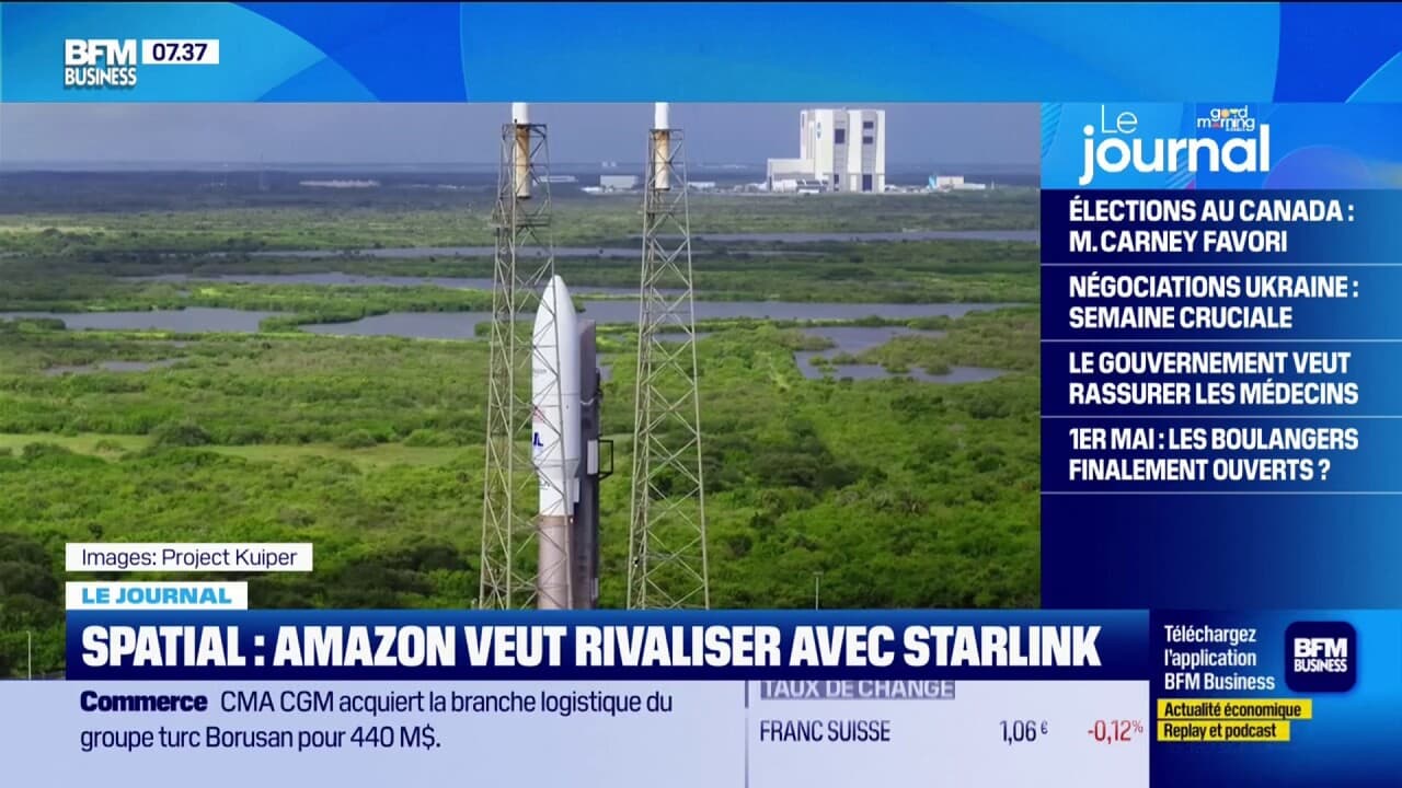 Spatial : Amazon veut rivaliser avec Starlink