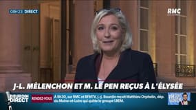 Président Magnien ! : Jean-Luc Mélenchon et Marine Le Pen reçus à l'Élysée – 07/02