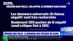 Provence-Alpes-Côte d'Azur: l'EFS recherche des donneurs de sang