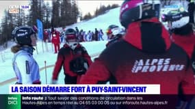 Hautes-Alpes: la saison démarre fort à Puy-Saint-Vincent