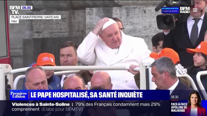 Le pape François souffre d'une infection respiratoire et va rester hospitalisé 