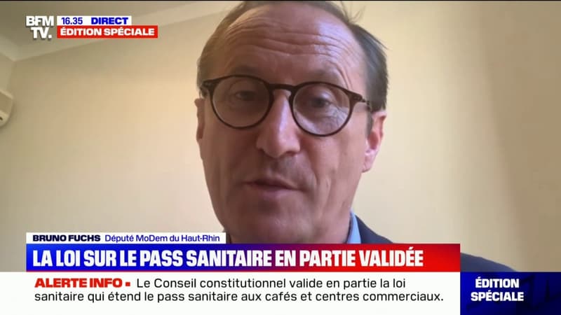 Bruno Fuchs sur le pass sanitaire: "J'espère que c'est la fin d'une séquence assez animée"