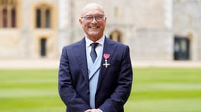L'animateur de "MasterChef" Gregg Wallace, sur la BBC, le 28 février 2023 au château de Windsor.