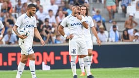 Payet, Suarez et Guendouzi lors du dernier amical de l'OM, le 31 juillet 2022