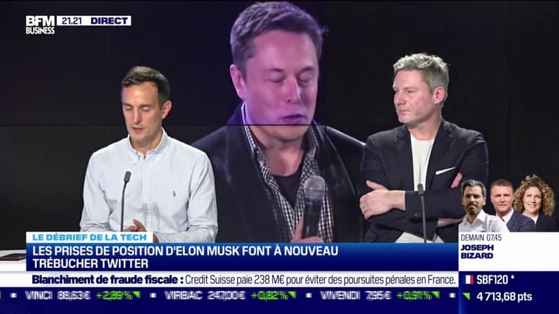 Les prises de positions d'Elon Musk font à nouveau trébucher Twitter