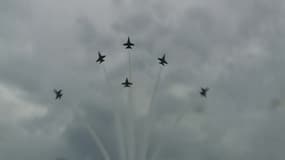 Air Force One, Blue Angels… Les images du défilé aérien au-dessus du Lincoln Memorial pour la fête nationale américaine