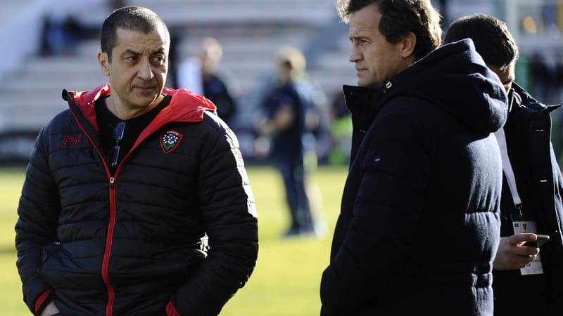 Mourad Boudjellal et Fabien Galthié