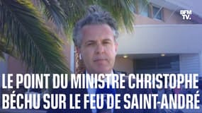 Incendie à Saint-André: le point sur la situation du ministre de la Transition écologique, Christophe Béchu