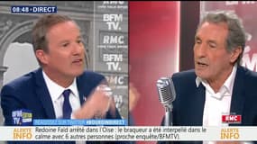 Nicolas Dupont-Aignan à Jean-Jacques Bourdin: "Je pense qu'en France, on a besoin de parler français. J'estime que le danger aujourd'hui, c'est l'Islamisation de la France. " #BourdinDirect 